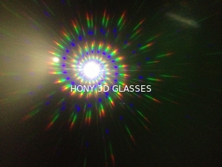 Os vidros de papel dos fogos-de-artifício da difração 3D espiralam cópia de cor completa holográfica dos vidros 3d