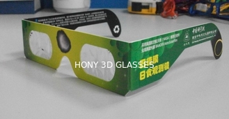 Vidros de vista de papel do eclipse solar de vidros de Sun dos vidros do eclipse solar de Eco/Hony 3d