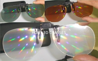 Estilo grosso de Hello Kitty dos vidros dos fogos-de-artifício de Lense 3D para meninas