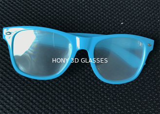 Vidros duros da difração do plástico 3D do entusiasmo de prisma do estilo 3D do Wayfarer 13500 Gratings claros