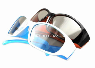 A circular do sistema de Reald polarizou vidros plásticos do cinema 3D - anti lentes do risco