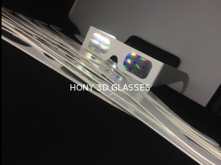 Os vidros 13500 dos fogos-de-artifício de prisma do papel 3D da barra da noite alinham o efeito forte