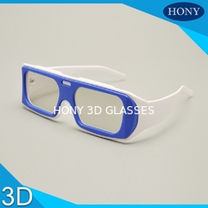 Vidros 3D polarizados lineares reusáveis de IMAX brancos/quadro azul para o adulto