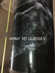 cor preta material de polarização dos vidros de Imax 3d da folha do filme de 710 * de 406mm