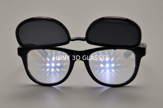 Vidros plásticos da difracção do quadro alaranjado com a lente da espessura de 0.65mm