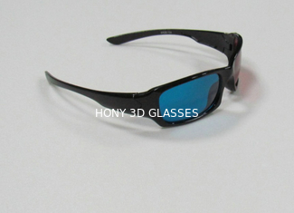 vidros 3D cianos vermelhos plásticos das lentes do ANIMAL DE ESTIMAÇÃO de 1.6mm para o jogo de computador, filme