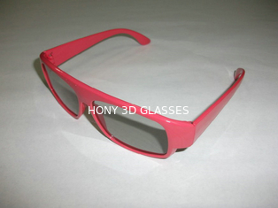Tipos polarizados lineares do quadro plástico do PC dos vidros 3D para o cinema de 4D 5D 6D