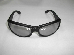 Os vidros 3D polarizados lineares de Imax com engrossam lentes no quadro plástico