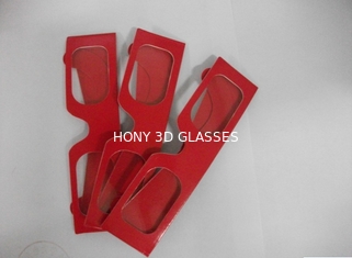 Dos vidros imprimíveis do papel 3D do OEM verde vermelho com as lentes do laser do ANIMAL DE ESTIMAÇÃO do PVC