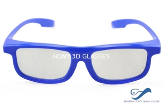 Vidros ativos do obturador do cinema de Reald 3D Masterimage, vidros azuis do plástico 3D