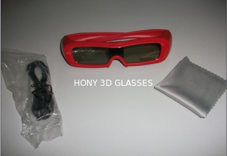 Vidros universais obturador ativo do plástico 3D, vidros do Anaglyph 3D