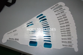 Estilo popular dos vidros do papel 3D do ODM do OEM com lente vermelha, vidros do cartão 3d