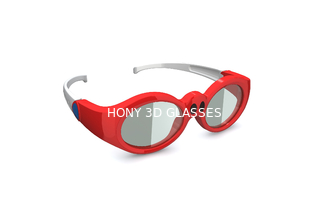 Eyewear ativo dos vidros 3D de Xpand do Anaglyph vermelho, vidros do obturador 3d para o PC