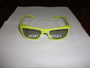 Vidros 3D polarizados lineares das lentes finas para o cinema com quadro forte do ABS