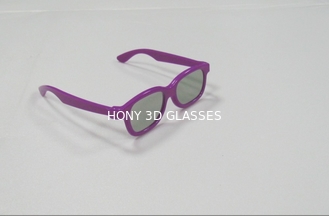 Faça a crianças plásticas 3D os vidros polarizados lineares para o cinema de 3D 4D 5D 6D, vidros lineares passivos das crianças IMAX 3d