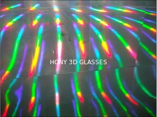 Animal de estimação laser frame plástico arco-íris 3d fogos de artifício óculos lentes com impressão personalizada
