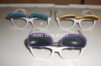 Plástico feito sob encomenda do Eyewear dos vidros dos fogos-de-artifício da difracção 3D do estilo da aleta