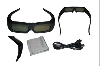 vidros ativos universais do obturador 3D do Sharp de 120Hz Panasonic com as lentes do LCD da reação