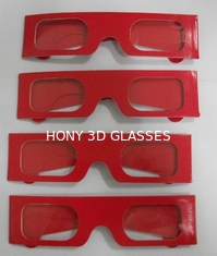 Vidros 3d estereoscopicamente de papel para jogos do relógio 3D, tamanho de 405x38mm