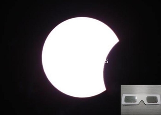O visor do eclipse solar de Baader do papel personalizou o logotipo para a educação, CE aprovado