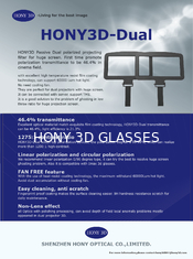 Os sistemas duplos 3D passivo do cinema dos projetores 3D polarizaram o transmitância de Hihg do filtro