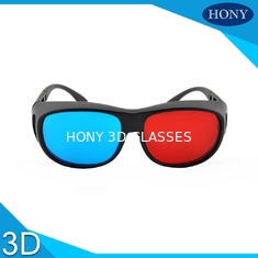 As lentes grossas dos vidros 3D cianos vermelhos adultos do tamanho personalizaram a cor do quadro