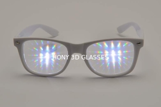 0.65mm engrossam vidros claros da difracção da lente com quadro plástico