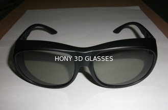 O costume imprimiu vidros polarizados 3D do plástico, vidros circulares da polarização