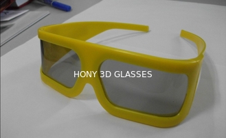 Engrosse os vidros 3D polarizados lineares plásticos para 3D a tevê, anti reflexivo