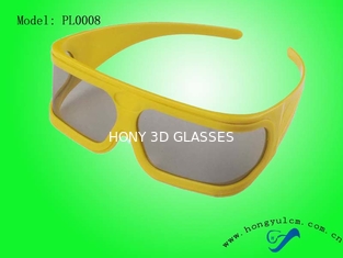 OEM magenta vermelho polarizado linear ciano dos vidros 3D das lentes de 0.18mm/verde