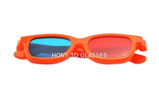 Vidros 3D, vidros cianos vermelhos plásticos das crianças 3d cianos vermelhos polarizados
