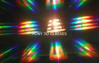 Vidros relativos à promoção para presentes, vidros 3D plásticos de Hello Kitty da menina dos fogos-de-artifício 3D