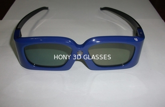 os vidros recarregáveis da relação 3D do DLP 120Hz para 3D aprontam o projetor, branco do preto azul